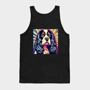 Spaniel Pop Art Tank Top